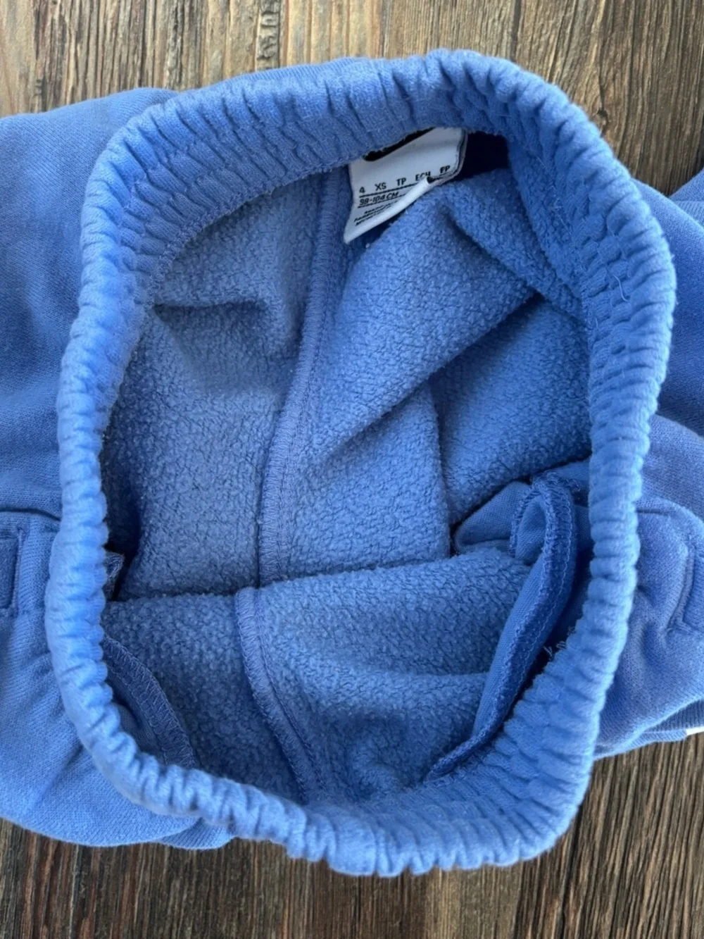 Nike Club Fleece Joggers Kids Size 4 (XS) Light Blue White Futura Logo Sporty
